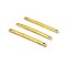 4, 20 or 50 Pieces: Antique Gold 33x3mm Simple Minimalist Bar Connectors